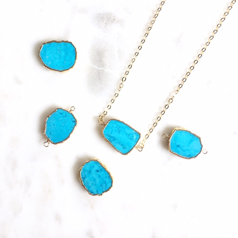 โจSmall Turquoise Choker Necklace - Picture 7 of 7